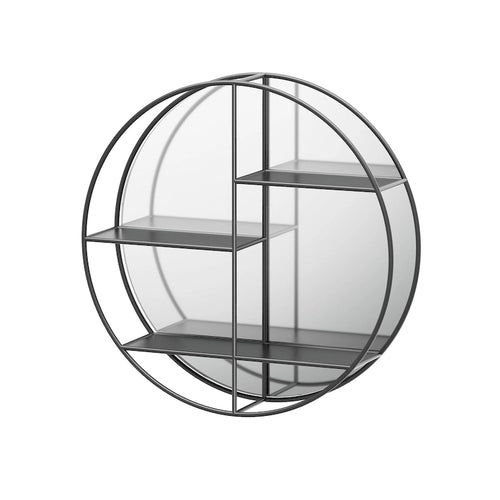 Estante de vidrio decorativo de 26-1/8