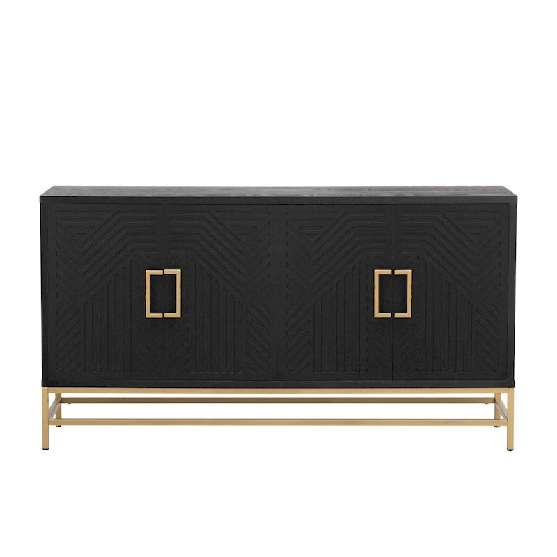 Sideboard im Retro-Stil mit verstellbaren Einlegeböden