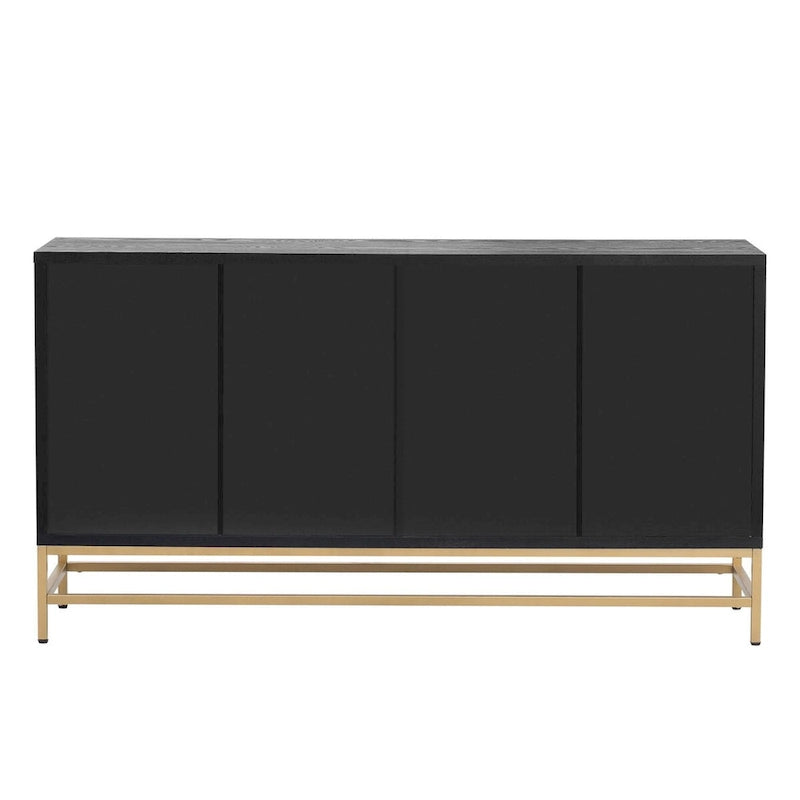 Sideboard im Retro-Stil mit verstellbaren Einlegeböden