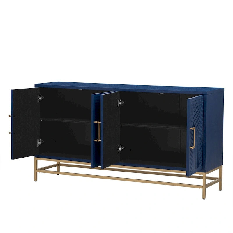 Sideboard im Retro-Stil mit verstellbaren Einlegeböden