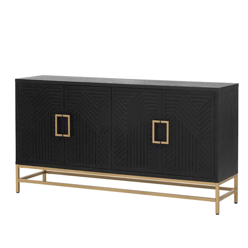 Sideboard im Retro-Stil mit verstellbaren Einlegeböden