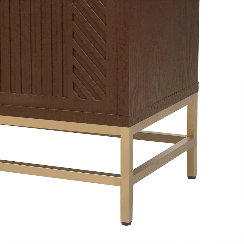 Sideboard im Retro-Stil mit verstellbaren Einlegeböden