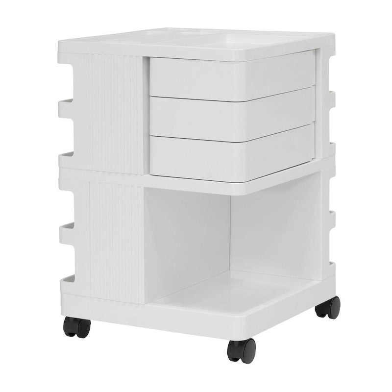 Organizador de almacenamiento móvil giratorio de 4 lados - 18 W x 18 D x 26 H