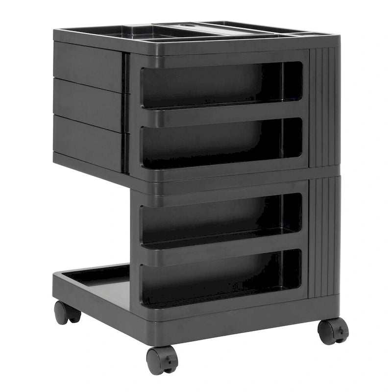 Organizador de almacenamiento móvil giratorio de 4 lados - 18 W x 18 D x 26 H