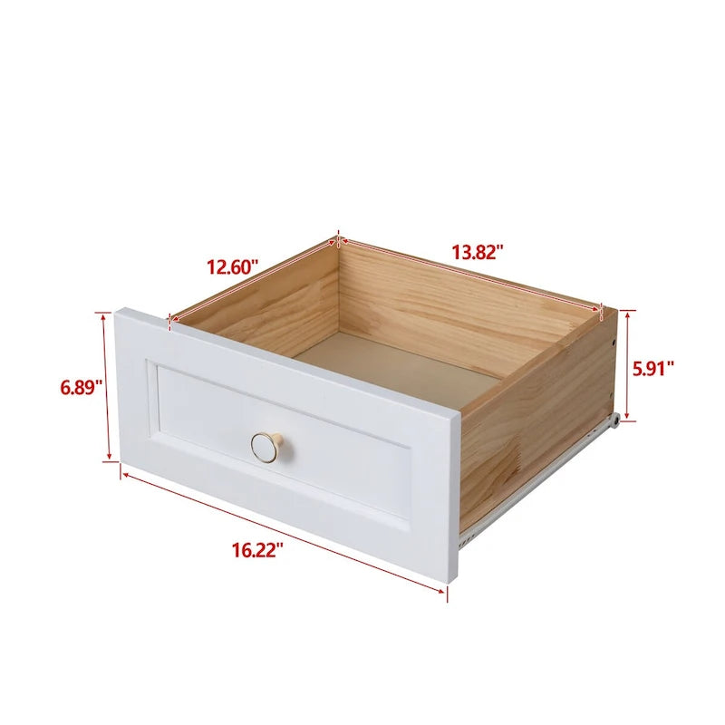 Cómoda de cajones de madera pintada con aerosol