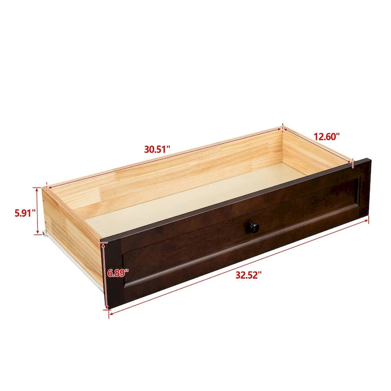 Cómoda de cajones de madera pintada con aerosol