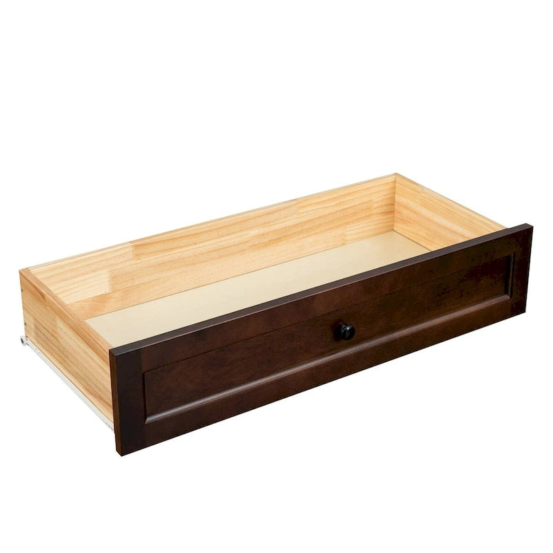 Cómoda de cajones de madera pintada con aerosol