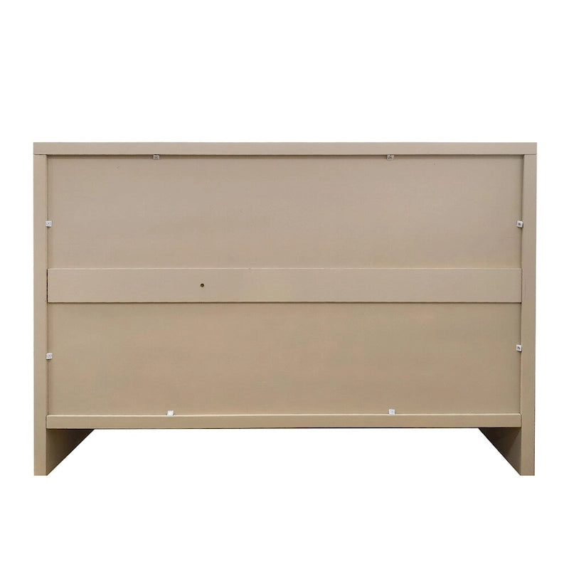 Mobiletto decorativo in legno a tre ante, stile rustico, madia